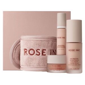 Gift Set ROSE INC The Brightening Skincare Essentials
(4 Pieces) BRAND NEW SET